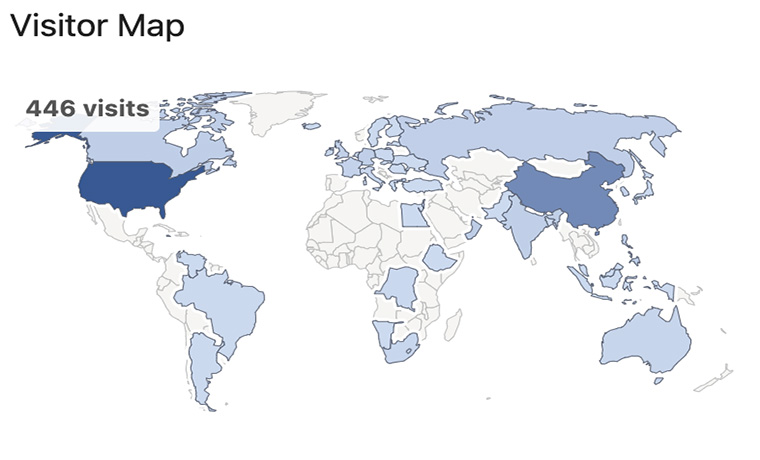 Visitors Map